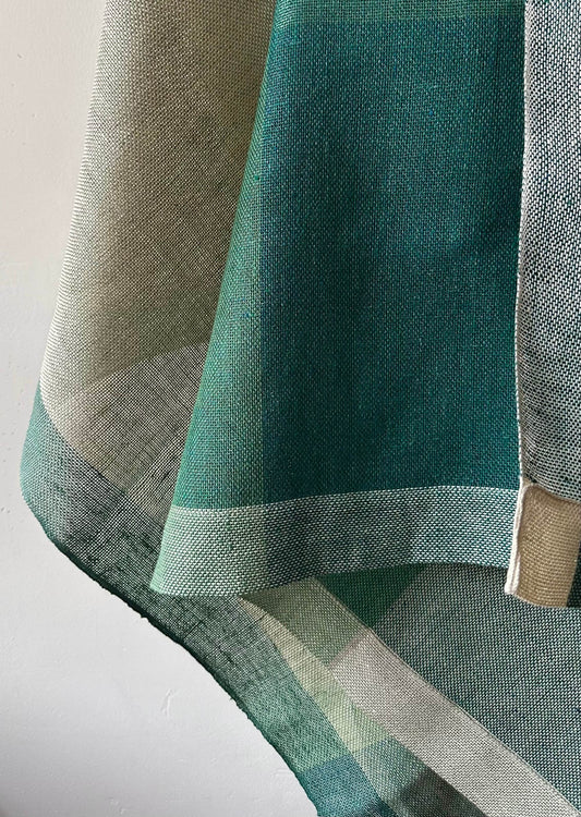 Linen tablecloth - EMERALD