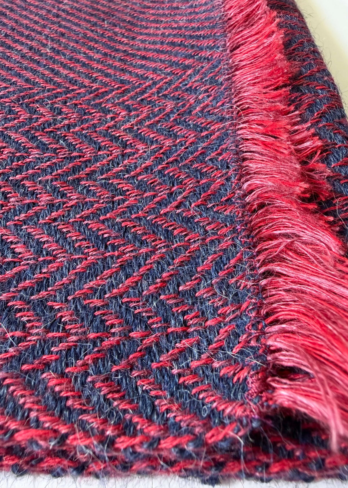 Herringbone linen & alpaca scarf BRUSSELS