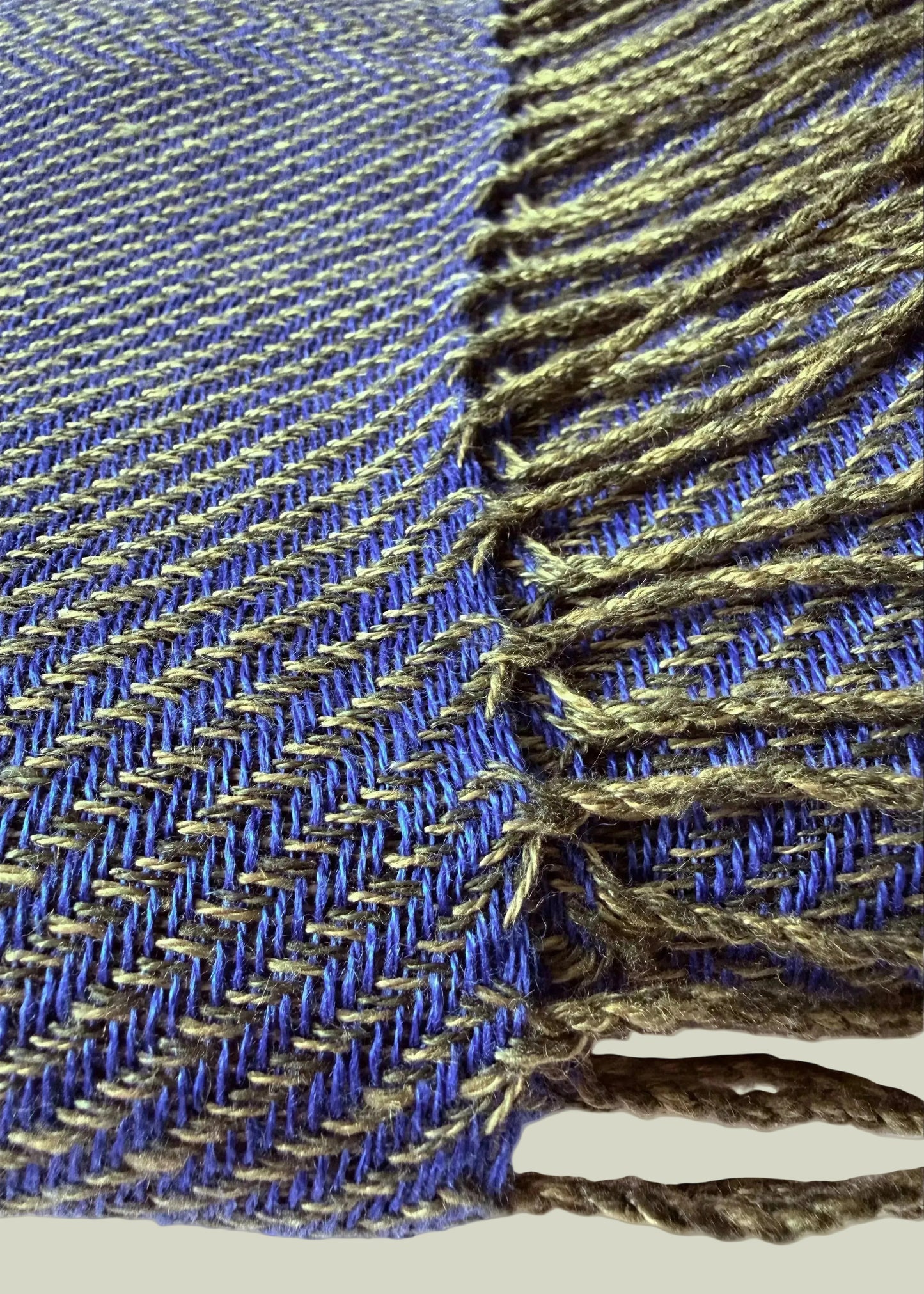 Herringbone pure linen scarf BRUSSELS