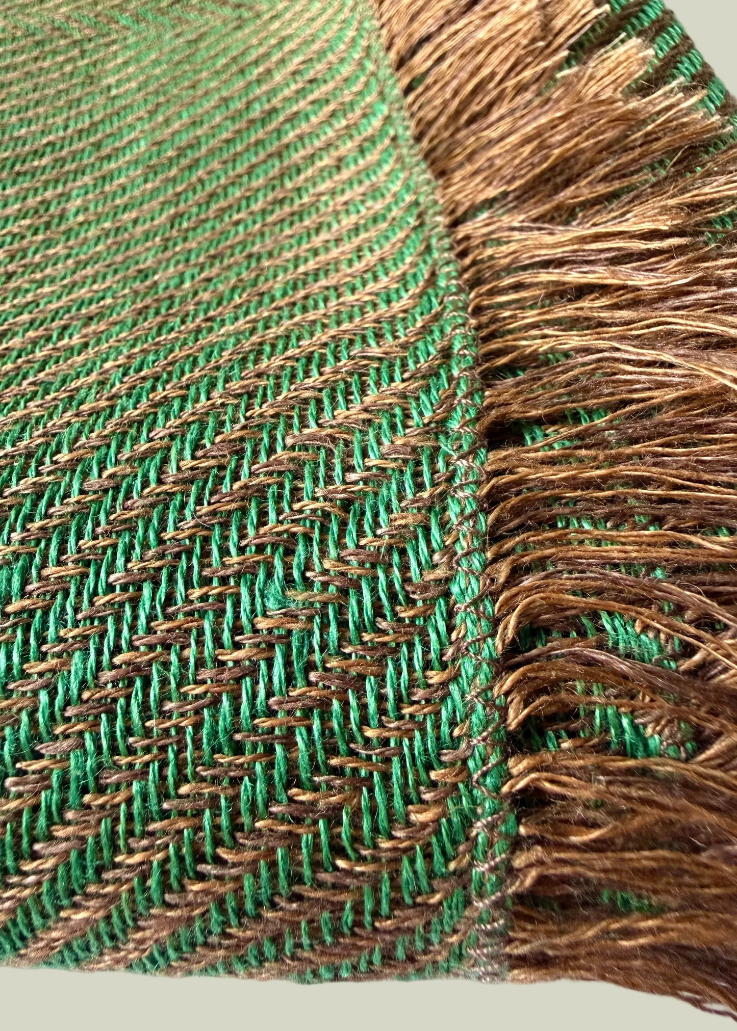 Herringbone pure linen scarf BRUSSELS
