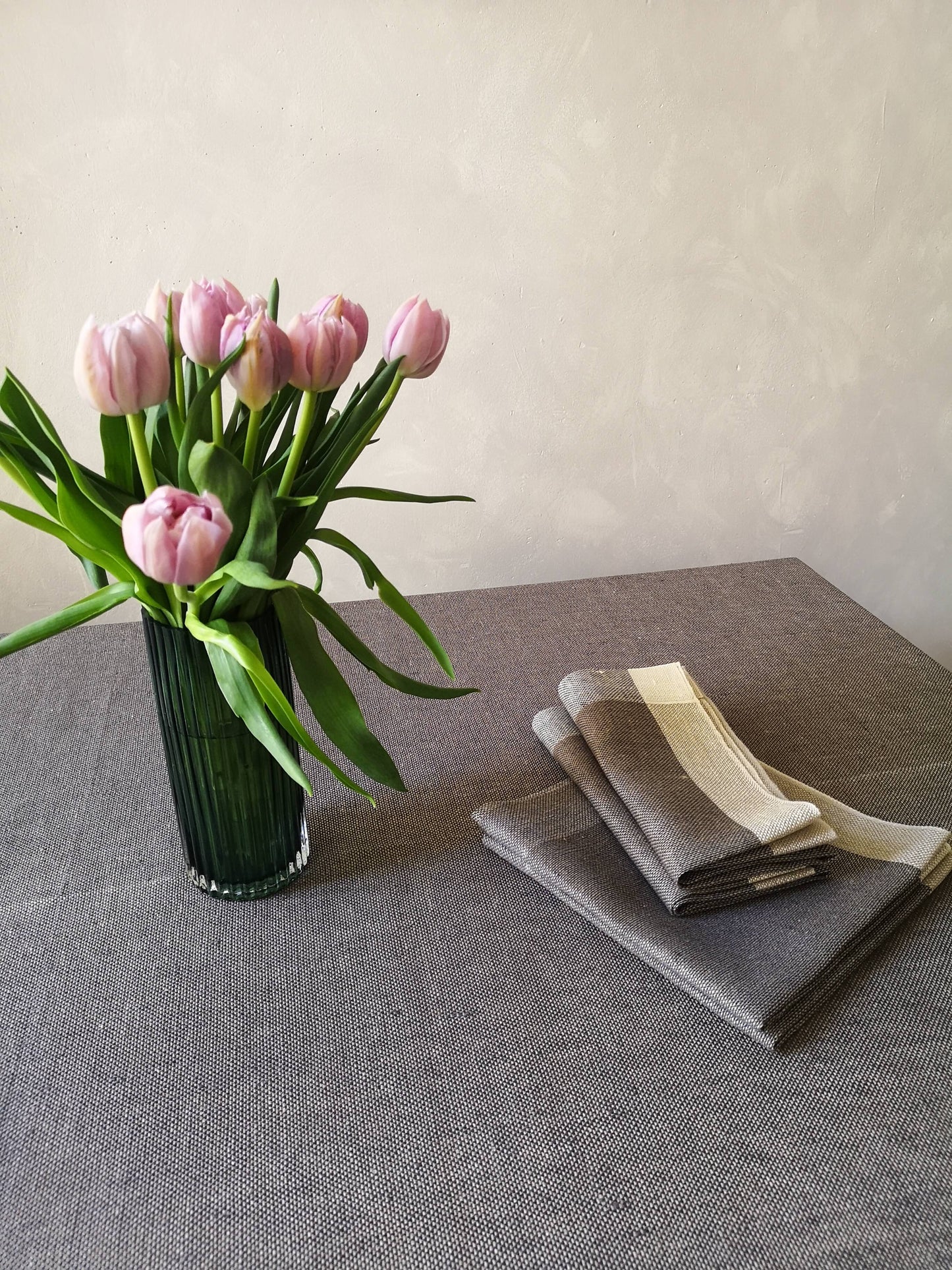 Linen tablecloth - MELANGE