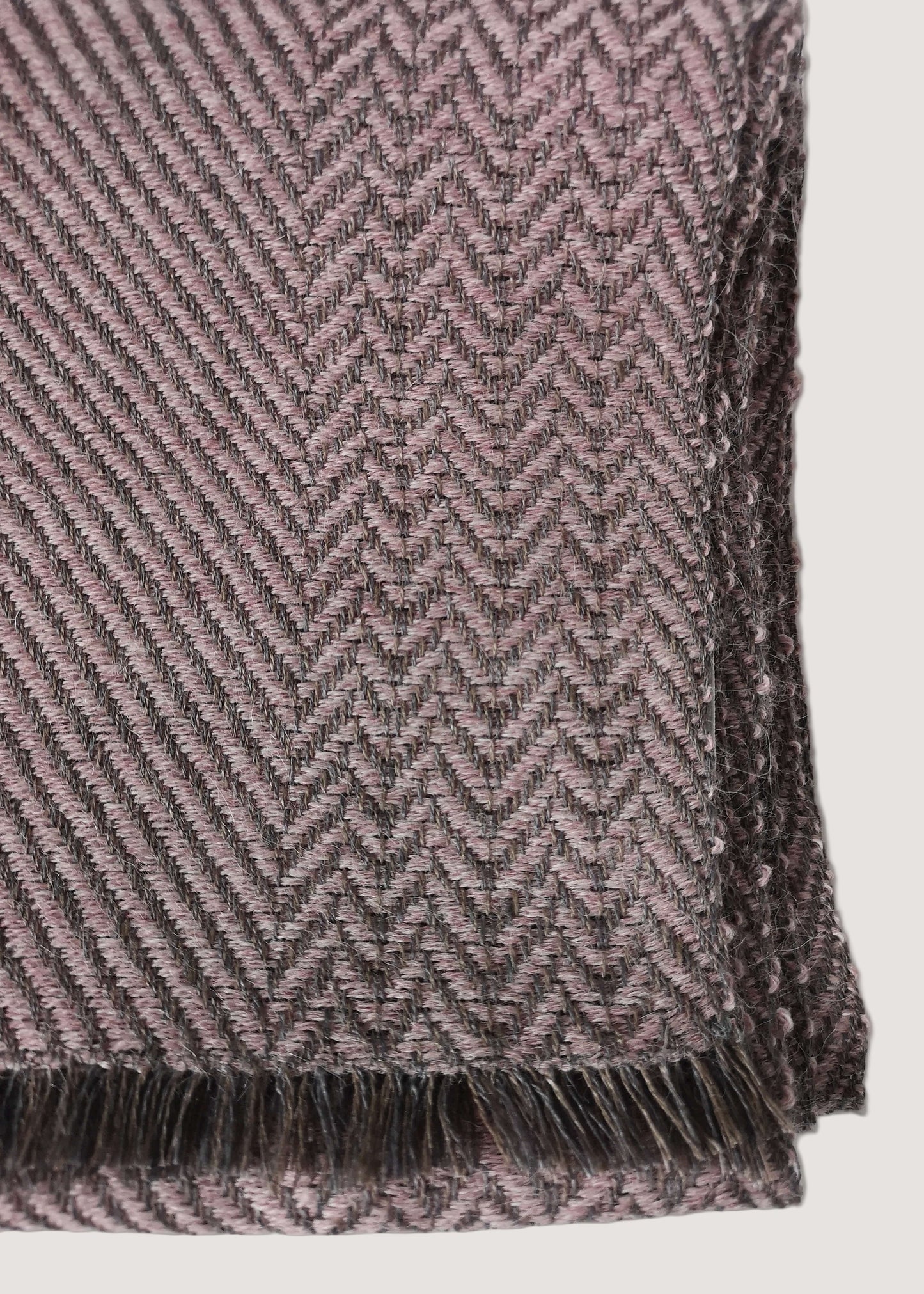 Herringbone linen & alpaca scarf BRUSSELS