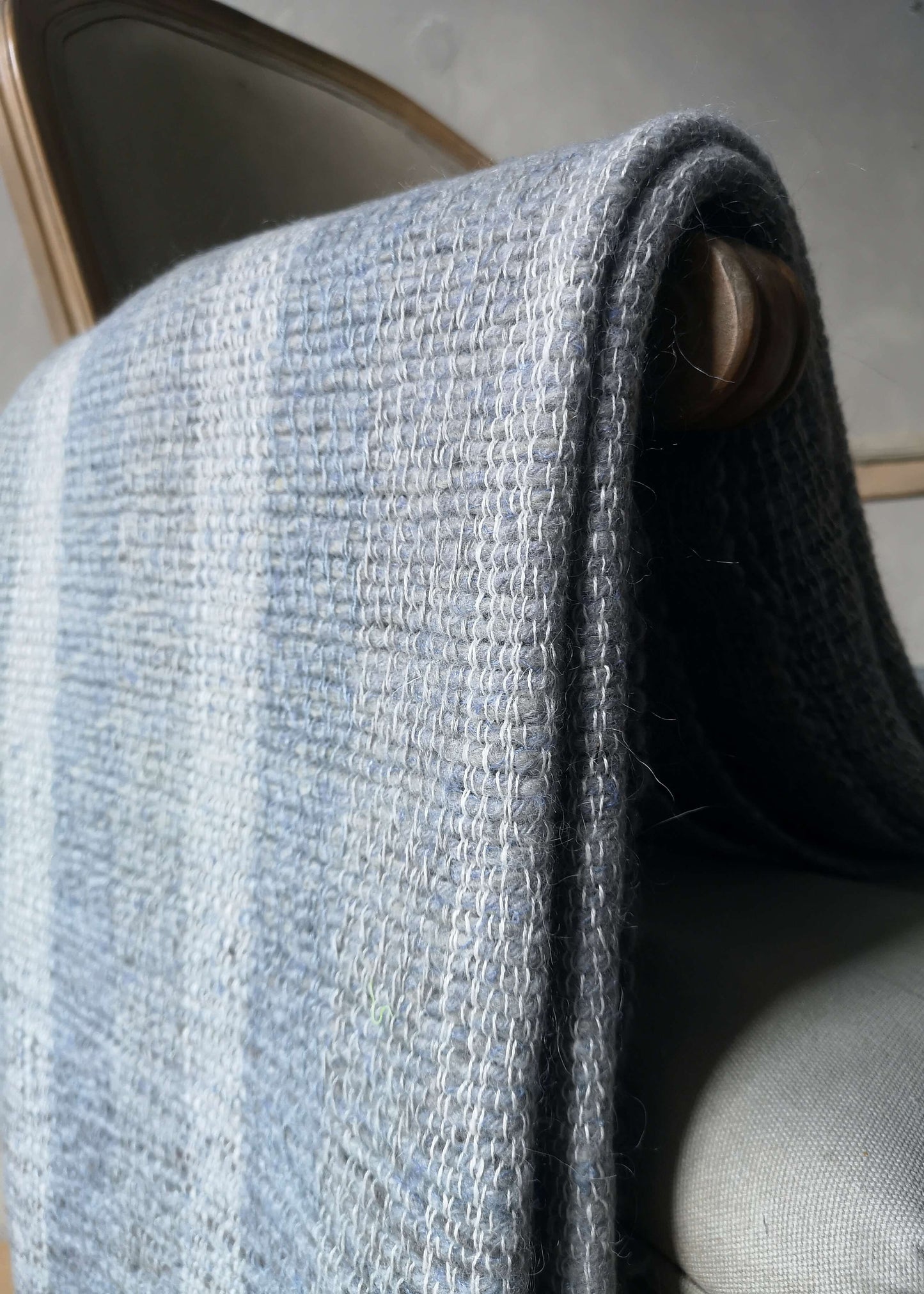 Wool & linen mix throw