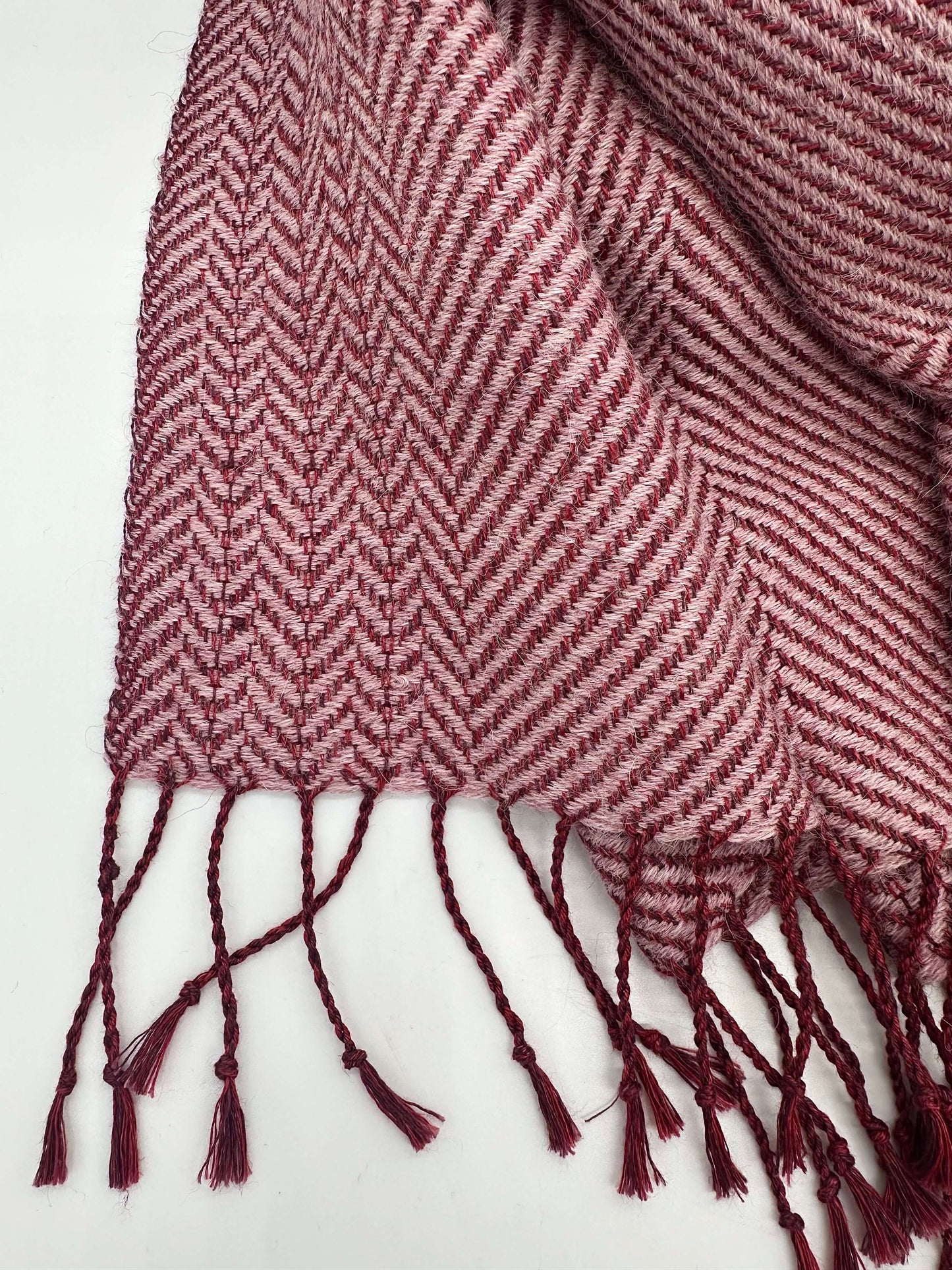 Herringbone linen & alpaca scarf BRUSSELS