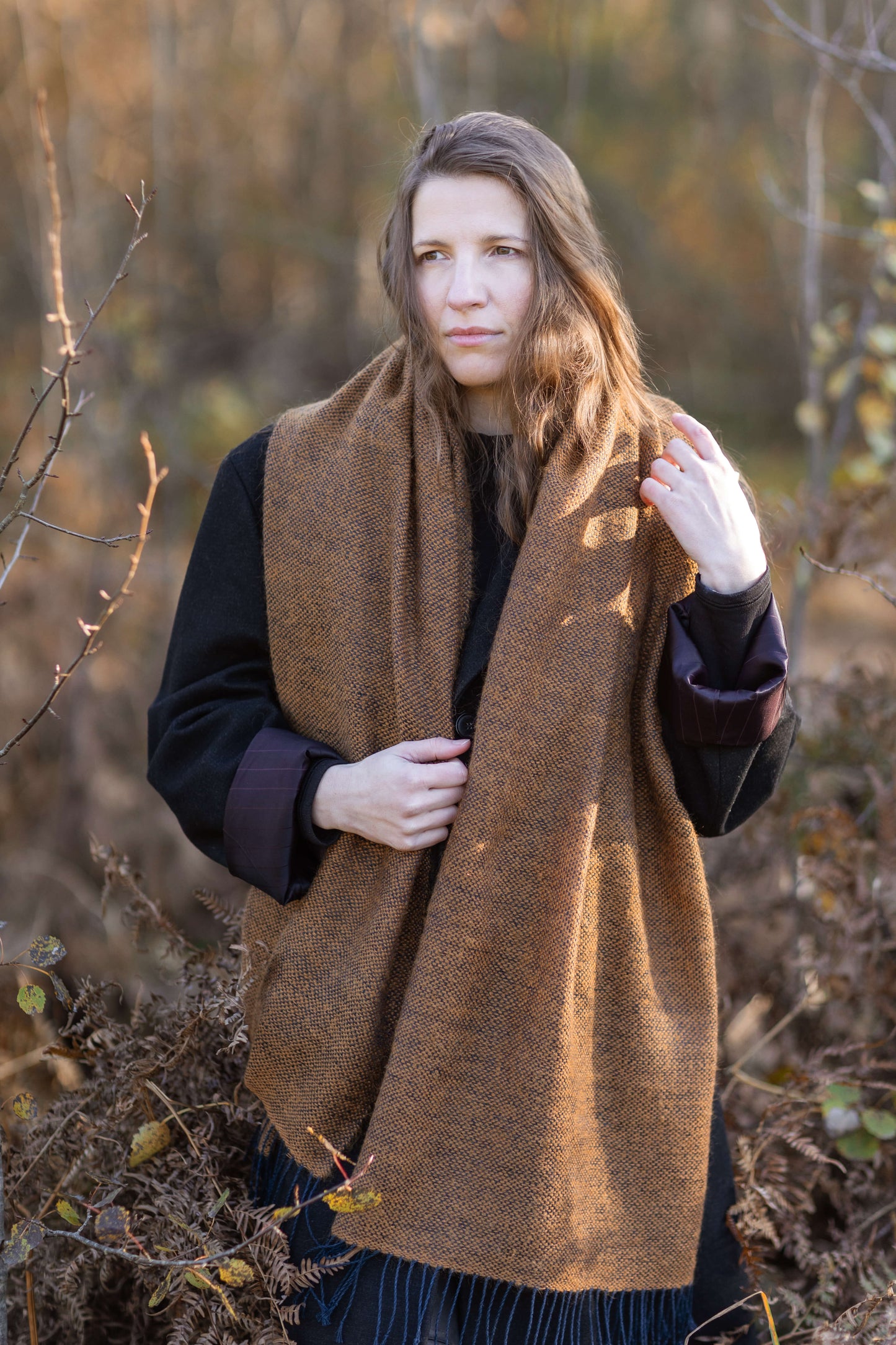 Linen & mohair SHAWL