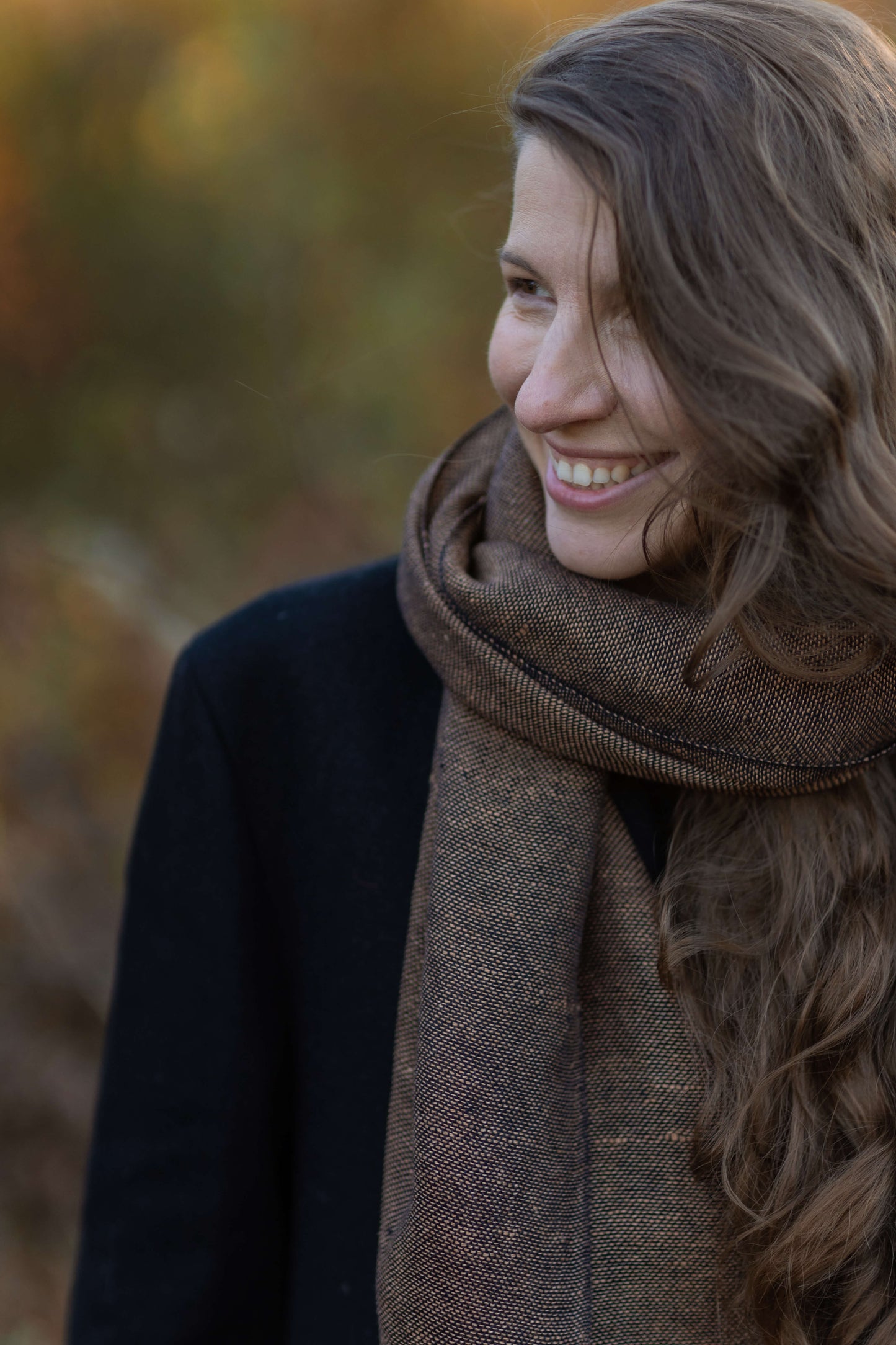 Pure linen scarf CITY