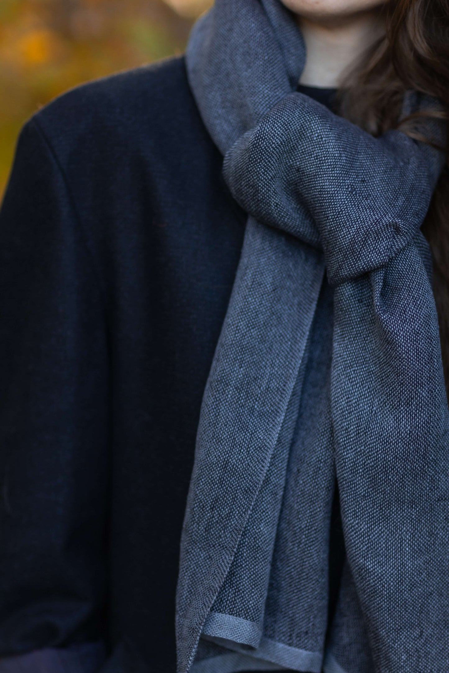 Pure linen scarf CITY