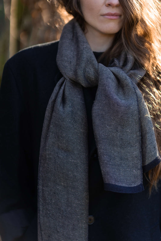 Pure linen scarf CITY
