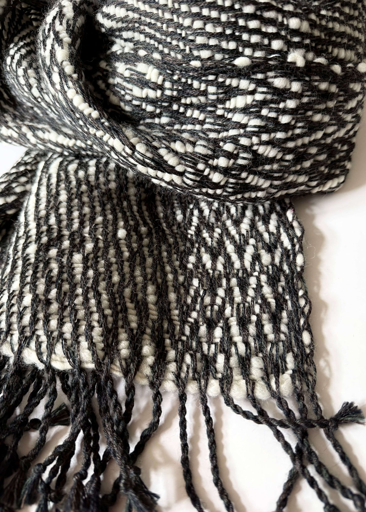 Herringbone merino scarf BRUSSELS