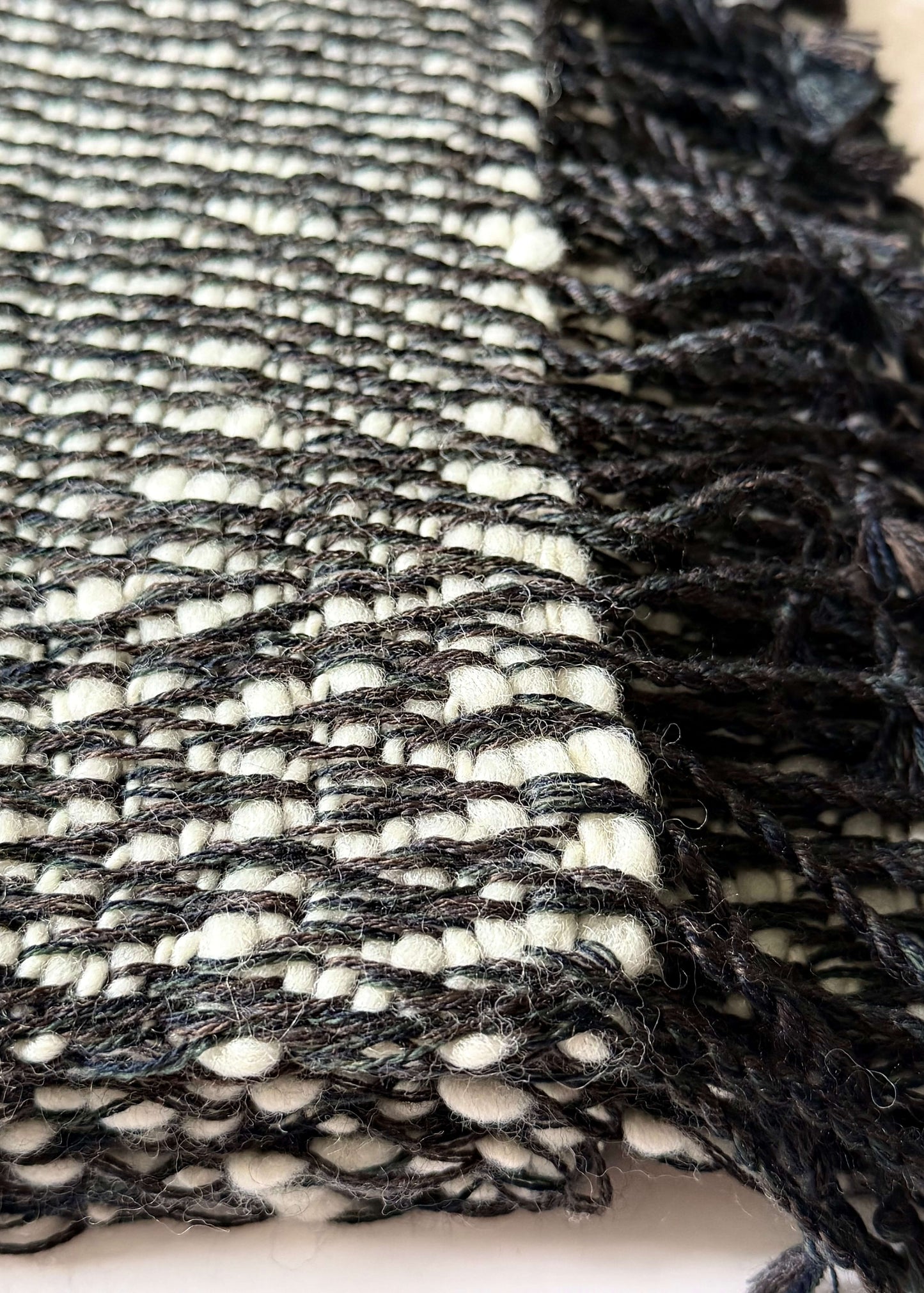 Herringbone merino scarf BRUSSELS