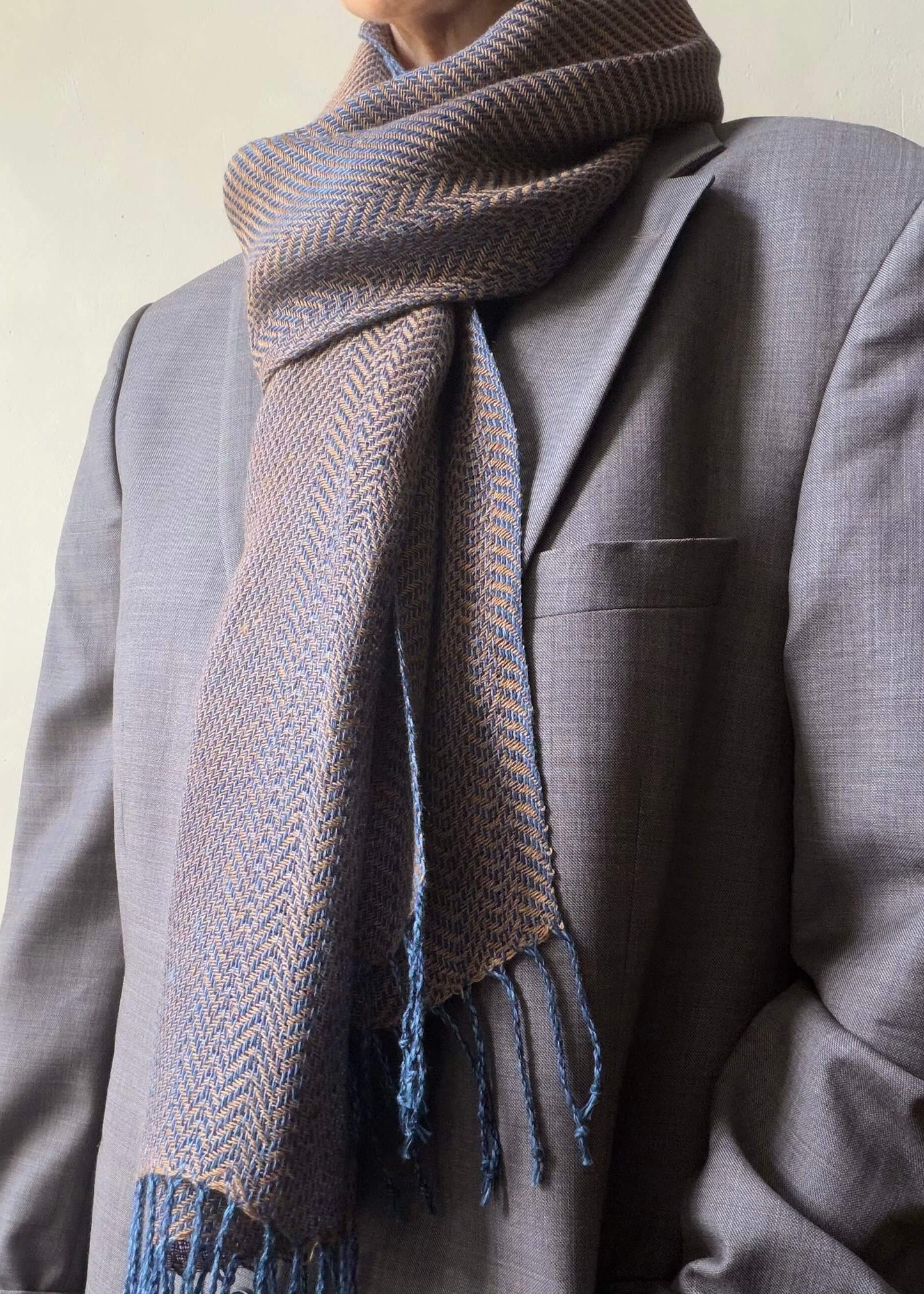 Herringbone pure line scarf BRUSSELS