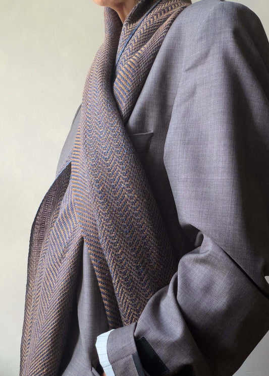 Herringbone pure line scarf BRUSSELS