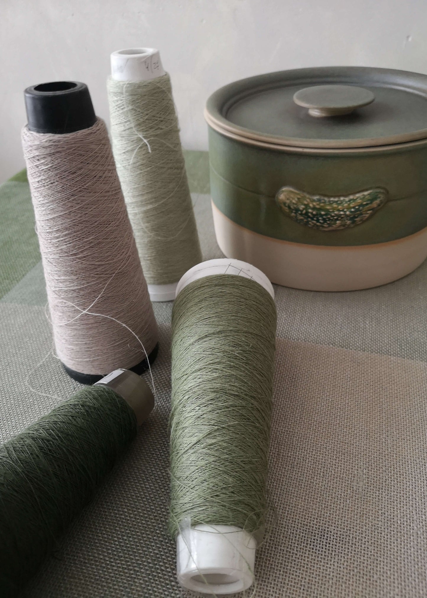 Linen tablecloth - PICKLE