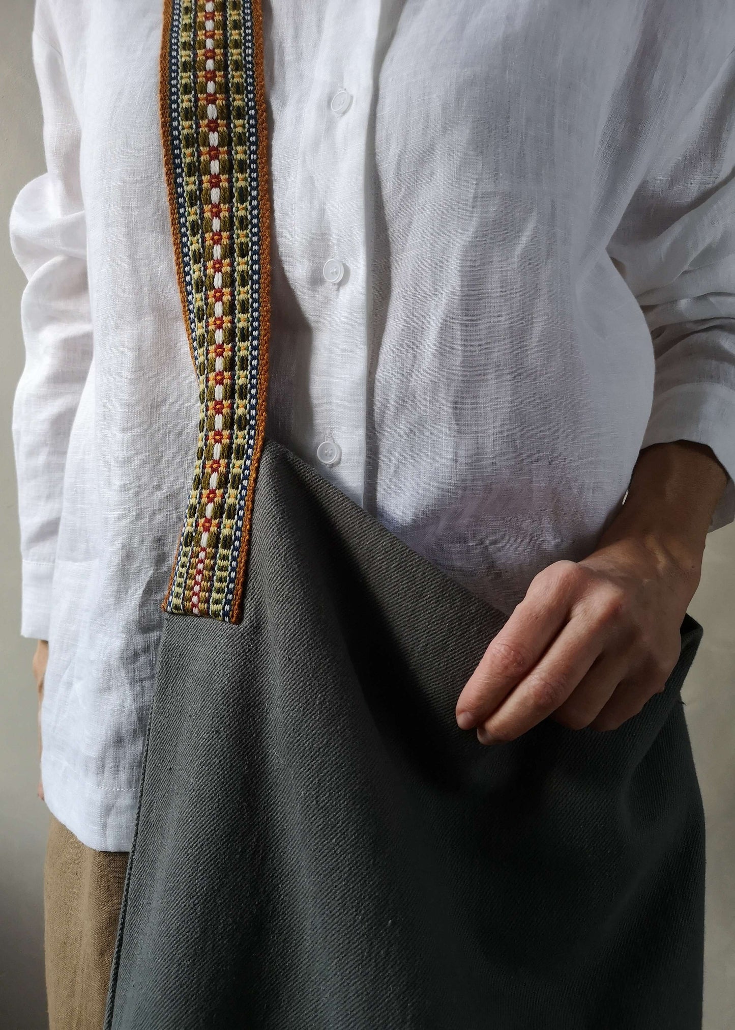 ETNO Linen Tote Bag - Zala Vidzeme