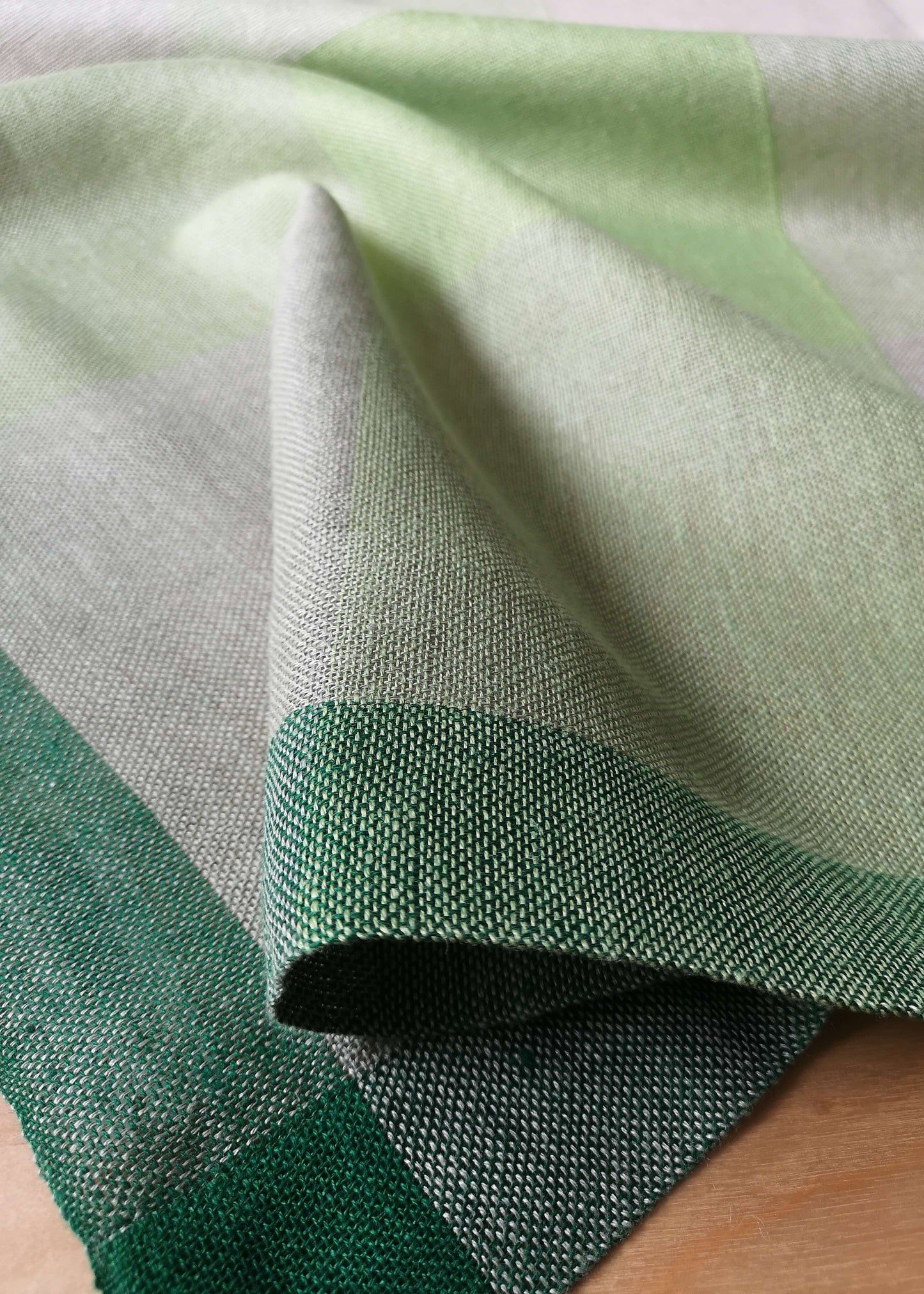 Linen tablecloth - SPRING GREEN