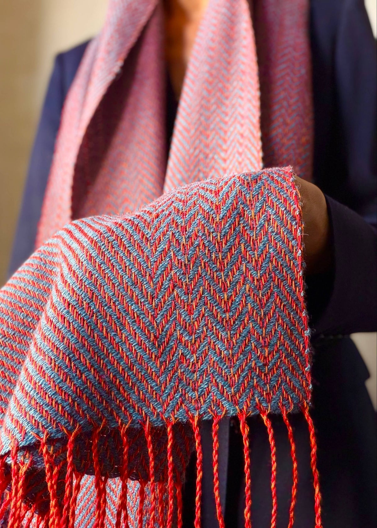 Herringbone linen & merino BRUSSELS