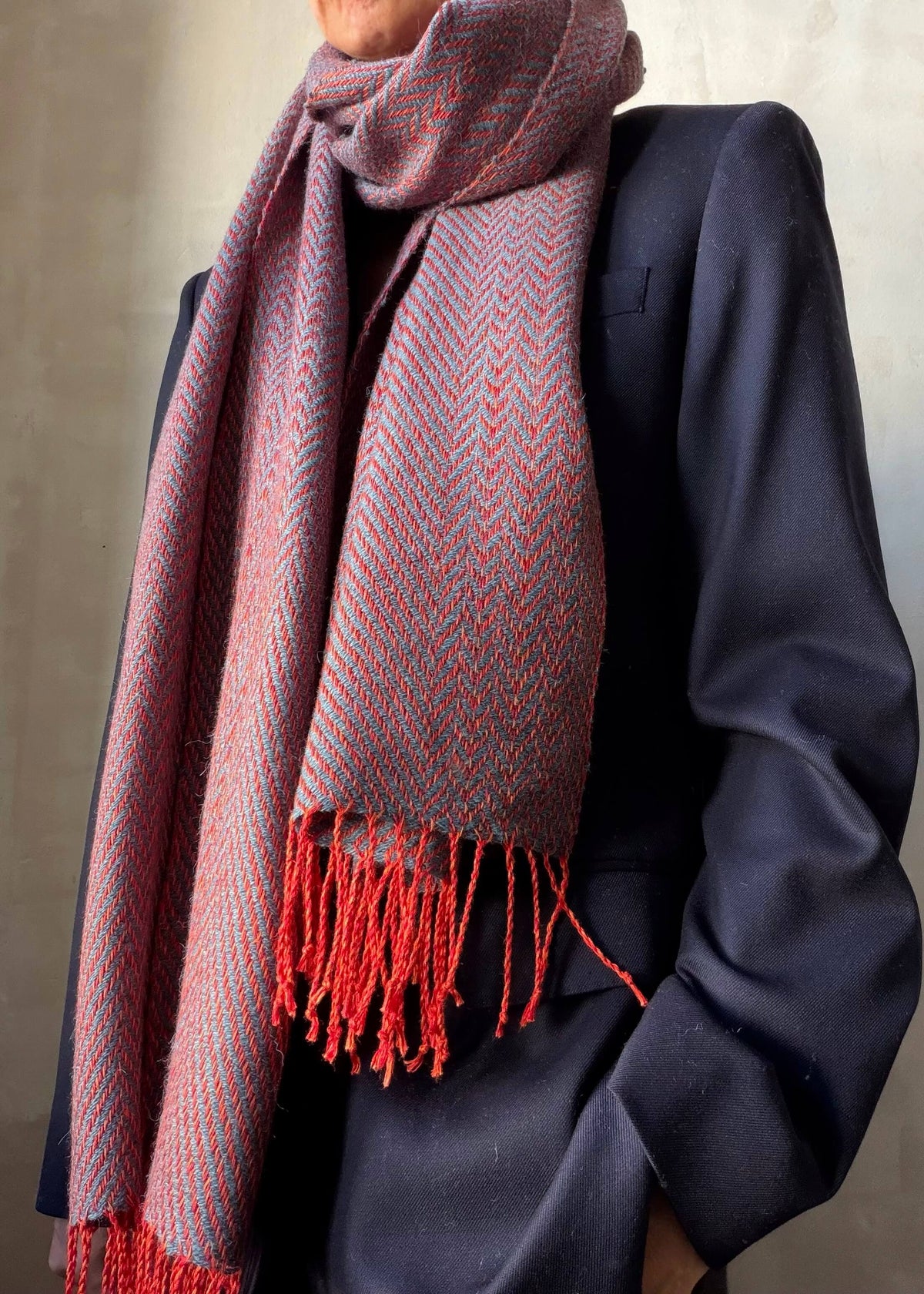 Herringbone linen & merino BRUSSELS