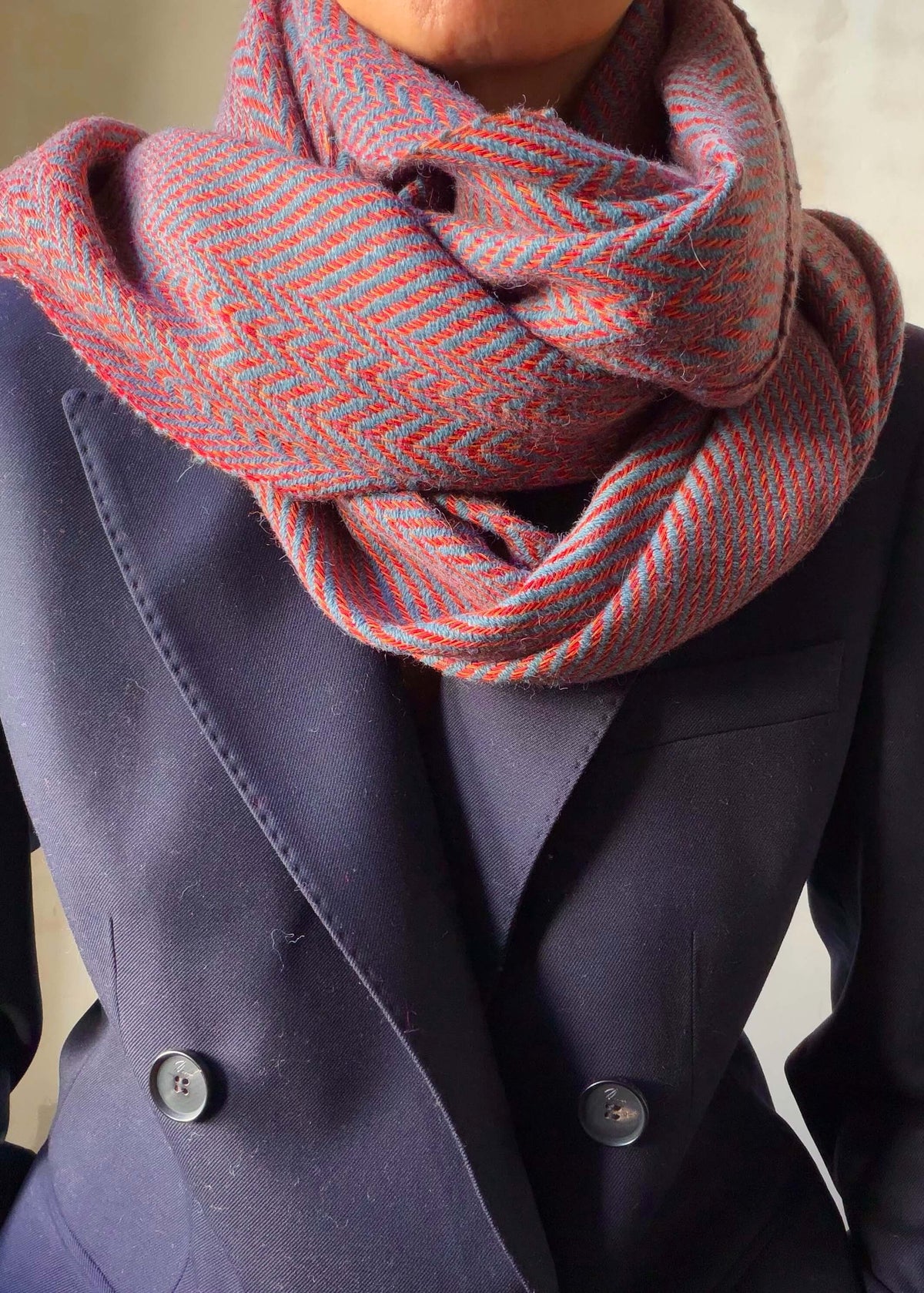 Herringbone linen & merino BRUSSELS