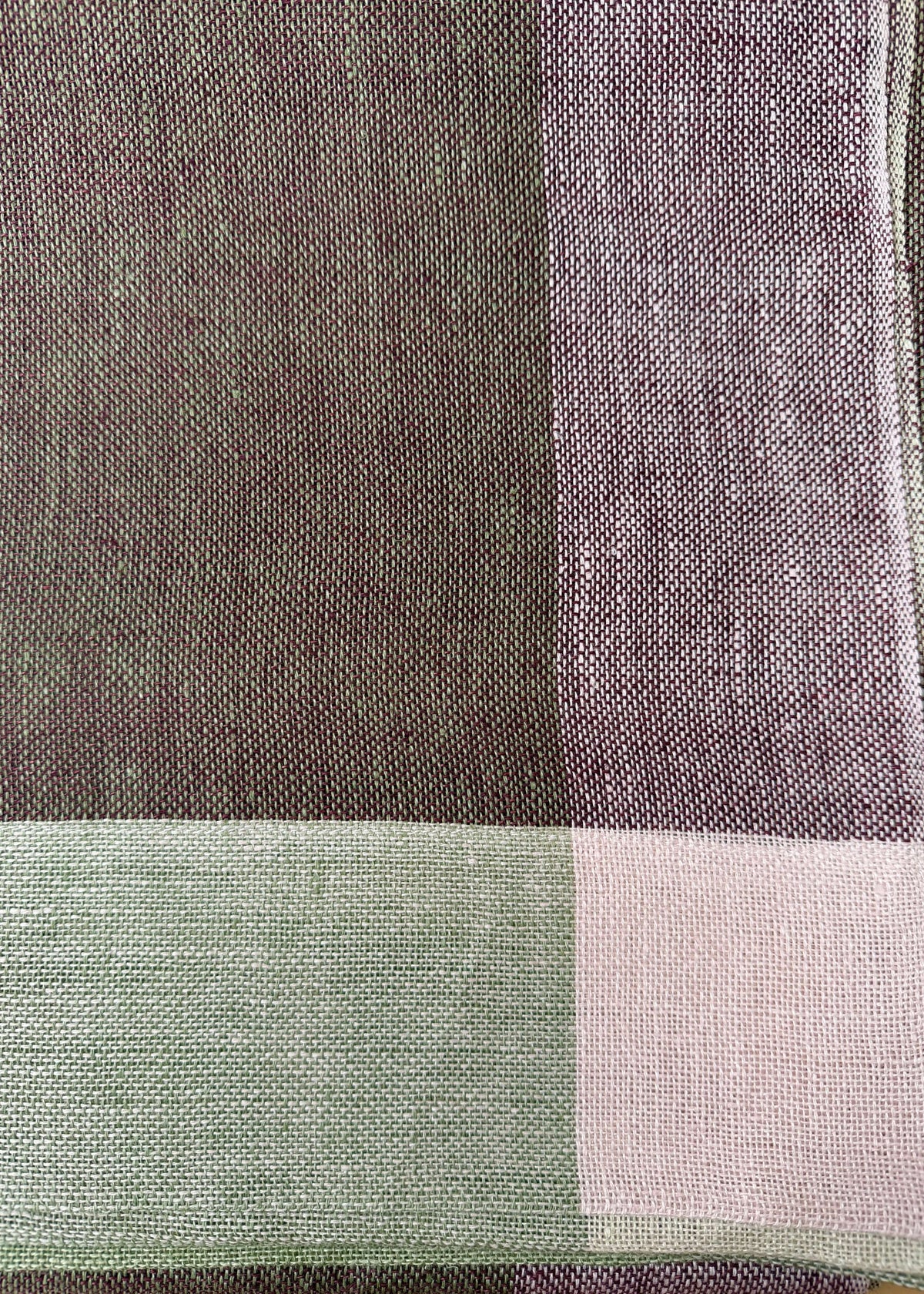 Linen tablecloth - AUTUMN BLOSSOM