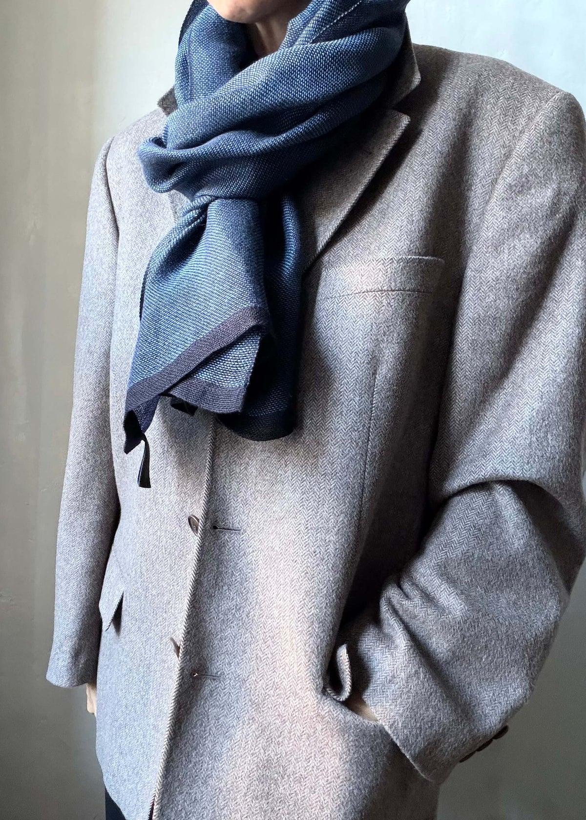 Pure linen scarf - CITY