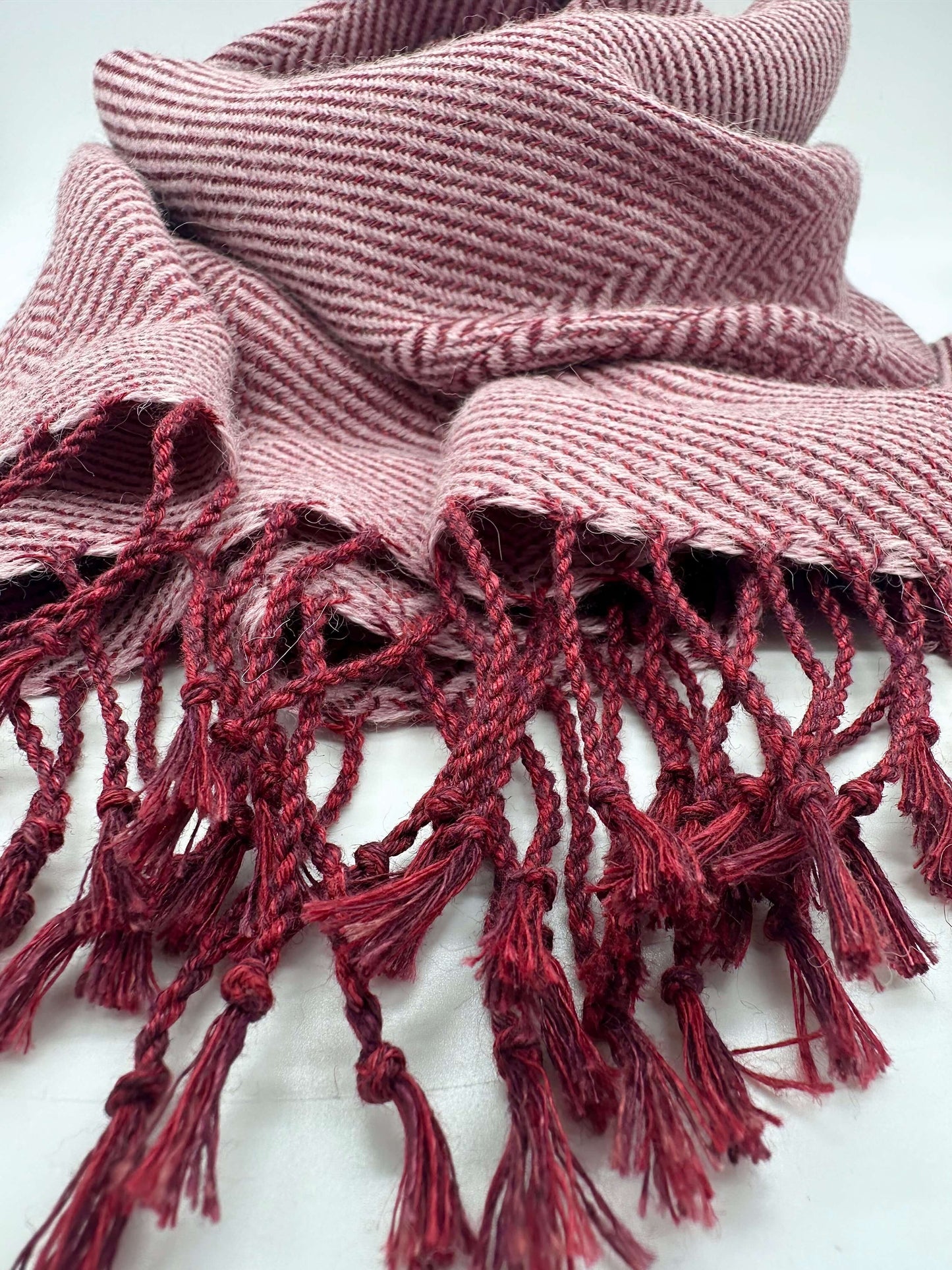 Herringbone linen & alpaca scarf BRUSSELS