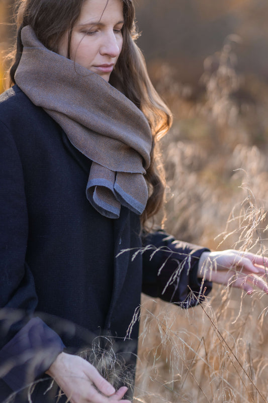 Pure linen scarf CITY