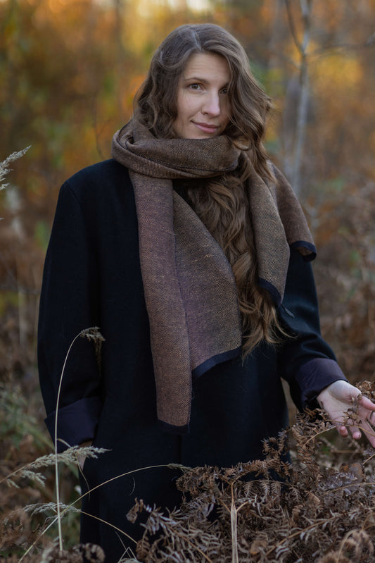 Pure linen scarf CITY